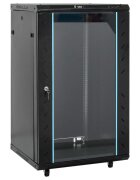 vidaXL 18U Síťová rozvodná skříň otočné nožičky 19" IP20 60x60x100 cm