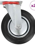 vidaXL 24 ks otočná kolečka 200 mm