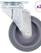 vidaXL 24 ks otočná kolečka 75 mm