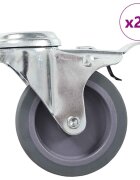 vidaXL 24 ks otočná kolečka s otvorem pro šroub 75 mm