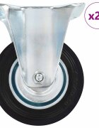 vidaXL 24 ks pevná kolečka 100 mm