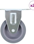 vidaXL 24 ks pevná kolečka 75 mm