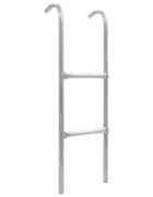 vidaXL 2stupínkový žebřík k trampolíně ocel stříbrný 1026 cm