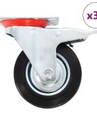 vidaXL 32 ks otočná kolečka 100 mm