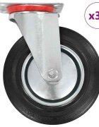 vidaXL 32 ks otočná kolečka 200 mm