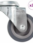 vidaXL 32 ks otočná kolečka s otvorem pro šroub 50 mm