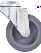 vidaXL 32 ks otočná kolečka s otvorem pro šroub 75 mm