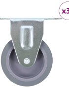 vidaXL 32 ks pevná kolečka 75 mm