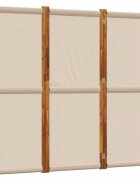 vidaXL 3dílný paraván taupe 210 x 180 cm