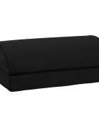 vidaXL 44 x 29 x 17 cm Pevný PU pěna Černá