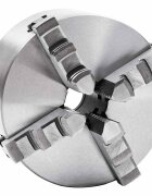 vidaXL 4čelisťové samostředící sklíčidlo soustruh 125 mm ocel K12 125