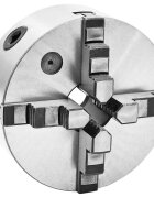 vidaXL 4čelisťové samostředící sklíčidlo soustruh 160 mm ocel K12 160