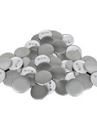 vidaXL 500 ks Prázdné placky se špendlíkem 58 mm