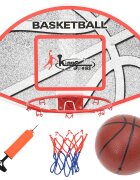 vidaXL 5dílná sada nástěnného basketbalového koše s deskou 66x445 cm