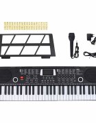vidaXL 61 kláves Piano Electric Keyboard s hudebním stojanem pro děti