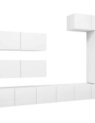 vidaXL 7dílný set TV skříněk bílý kompozitní dřevo