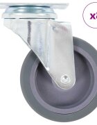 vidaXL 8 ks otočná kolečka 75 mm