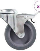 vidaXL 8 ks otočná kolečka s otvorem pro šroub 75 mm