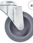 vidaXL 8 ks otočná kolečka s otvorem pro šroub 75 mm
