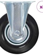 vidaXL 8 ks pevná kolečka 125 mm
