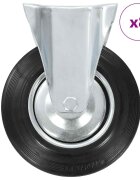 vidaXL 8 ks pevná kolečka 200 mm