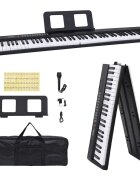 vidaXL 88 kláves Piano Electric Keyboard s hudebním stojanem Skládací