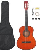 vidaXL 8dílný set klasická kytara pro začátečníky 3/4 36''