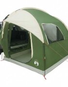 vidaXL Auto stan Zelená pro 3 osoby Polyester a ocel