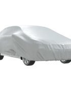 vidaXL Autopotah pro sedan s popruhy na přezky celý stříbrný L