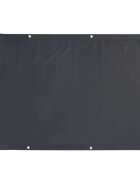 vidaXL Balkonová zástěna antracitová 400 x 120 cm PVC