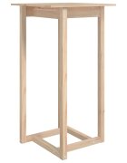 vidaXL Barový stolek 60 x 60 x 110 cm masivní borové dřevo