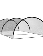 vidaXL Baseballová odpalování síť černá 900 x 400 x 250 cm polyester