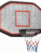 vidaXL Basketbalový koš černý 109 x 71 x 3 cm polyethylen