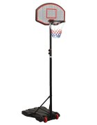vidaXL Basketbalový koš černý 216–250 cm polyethylen
