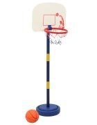 vidaXL Basketbalový stojan s míčem a pumpičkou výška 90/121 cm