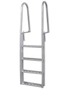 vidaXL Bazénový žebřík se 4 schůdky hliníkový 167 cm