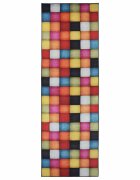 vidaXL Běhoun LESAKA pestrá 80 x 450 cm Diamantový samet