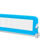 vidaXL Bezpečnostní zábrana k postýlce 102 x 42 cm modrá