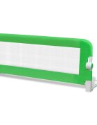 vidaXL Bezpečnostní zábrana k postýlce 102 x 42 cm zelená