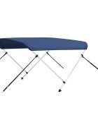 vidaXL Bimini stříška se 2 oblouky námořnická modrá 150 x 120 x 110 cm