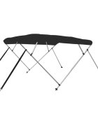 vidaXL Bimini stříška se 4 oblouky černá 243x180x137 cm