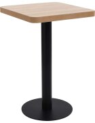 vidaXL Bistro stolek světle hnědý 50 x 50 cm MDF