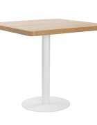 vidaXL Bistro stolek světle hnědý 80 x 80 cm MDF