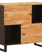 vidaXL Boční skříňka Hnědá 80 x 33 x 75 cm Masivní mangové dřevo