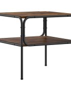 vidaXL Boční stůl Kouřový dub 100 x 50 x 46 cm Kompozitní dřevo