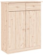 vidaXL Botník ALTA 77 x 35 x 96 cm masivní borové dřevo