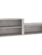 vidaXL Botník betonově šedý 150 x 35 x 45 cm kompozitní dřevo