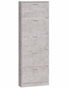 vidaXL Botník betonově šedý 59 x 17 x 169 cm kompozitní dřevo