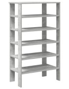 vidaXL Botník betonově šedý 61x32x105 cm kompozitní dřevo