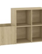 vidaXL Botník do předsíně dub sonoma 105x355x70 cm kompozitní dřevo